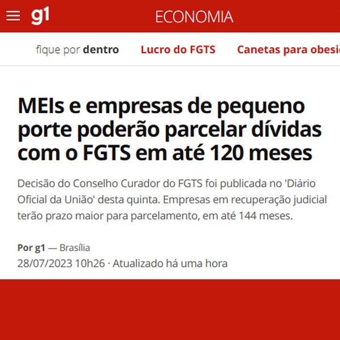 Parcelamento FGTS